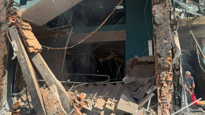 Russian Drone Strikes Ukrainian TV HQ, Killing Five