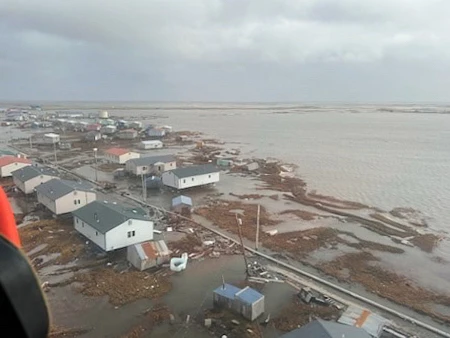 Alaskan Villages Devastated by Typhoon Remnants as Residents Seek Shelter