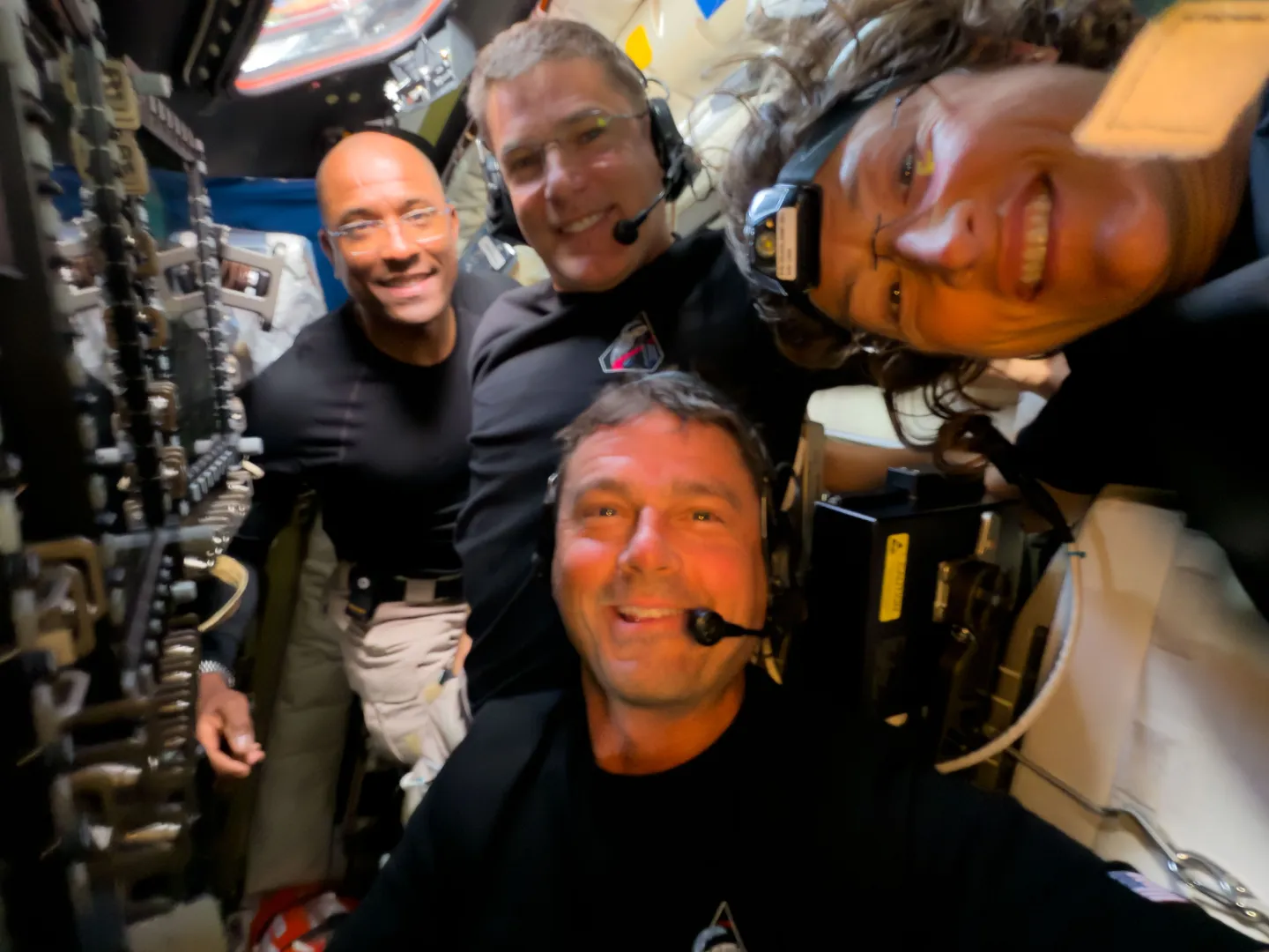 Artemis II Astronauts Connect with Crew on International Space Station
