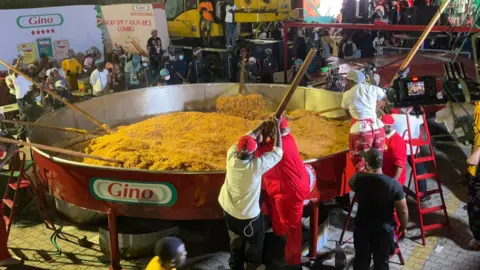 Nigerian Chef Hilda Baci Attempts to Create World's Largest Jollof Rice