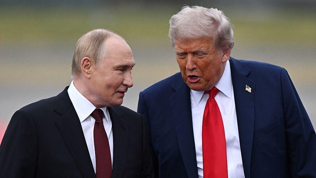 Putin and Trump at Alaska summit