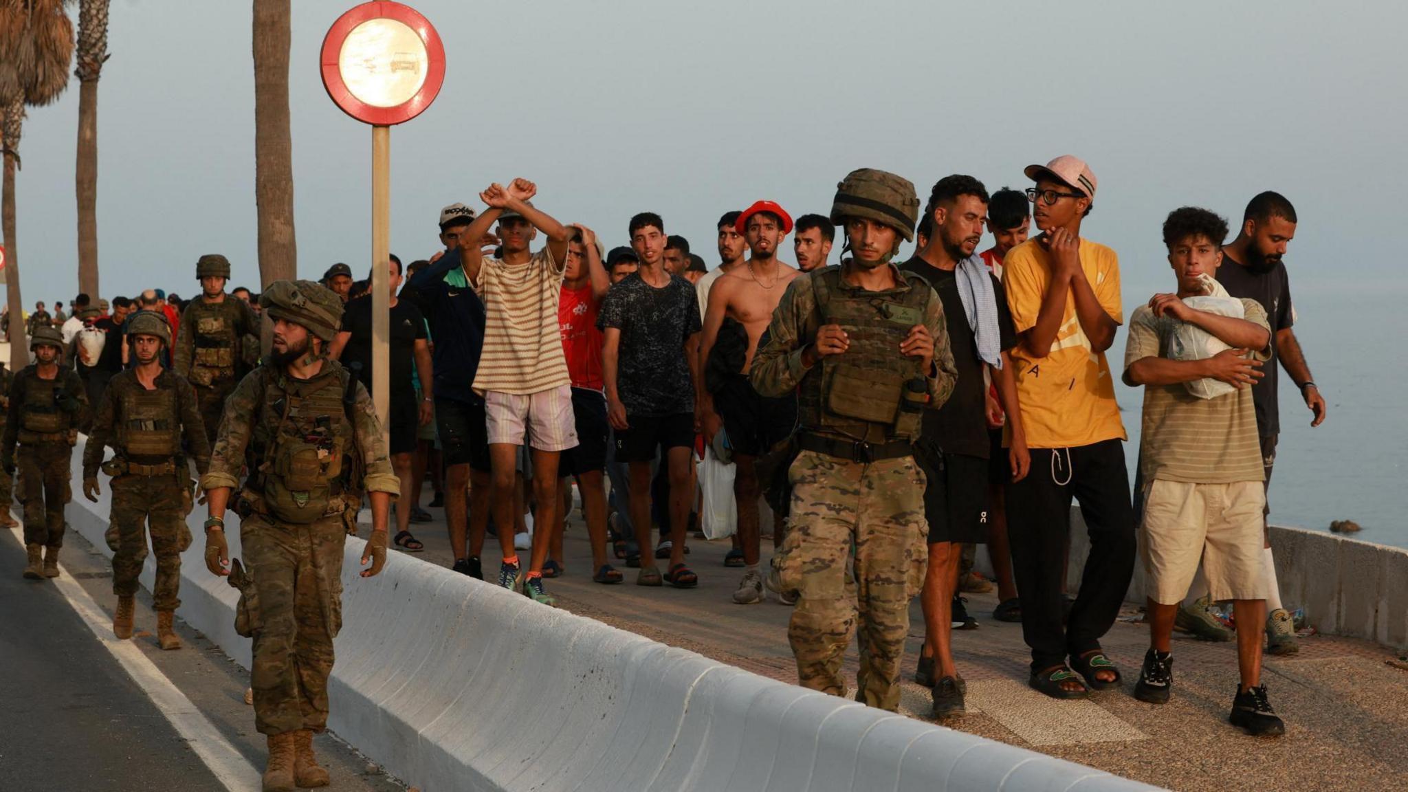 Massive Migrant Surge in Ceuta Sparks a Political Storm Fueled by Social Media