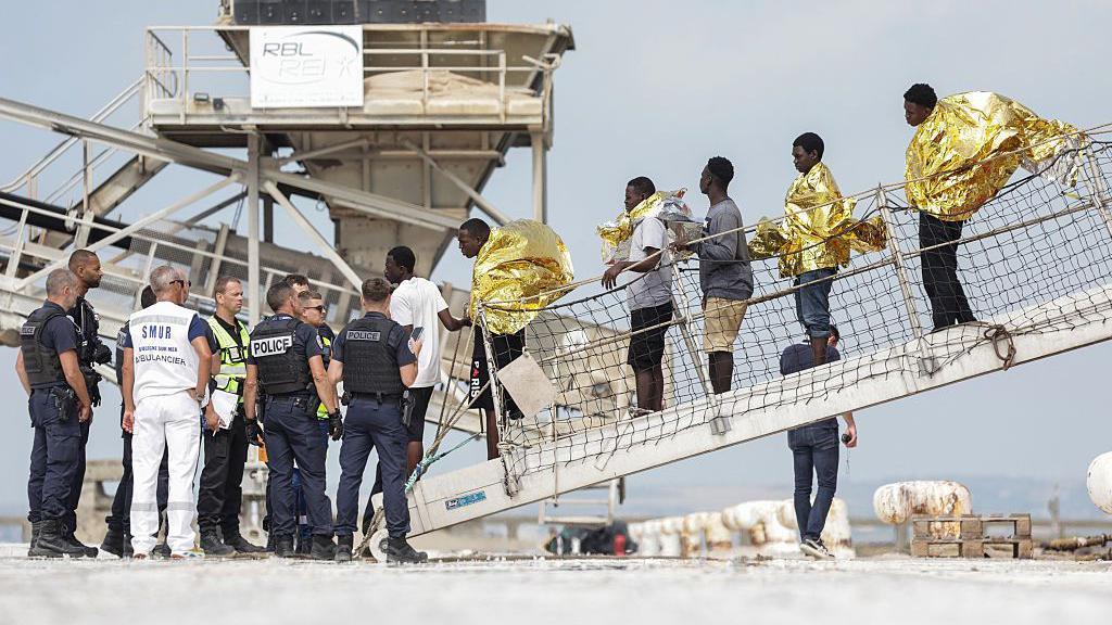 170‑plus migrants rescued after boat catches fire in the Channel