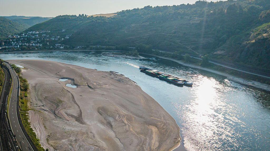 Europe’s Rhine Slumps to Record Low Amid Heatwave, Threatening Shipping and Energy Supply