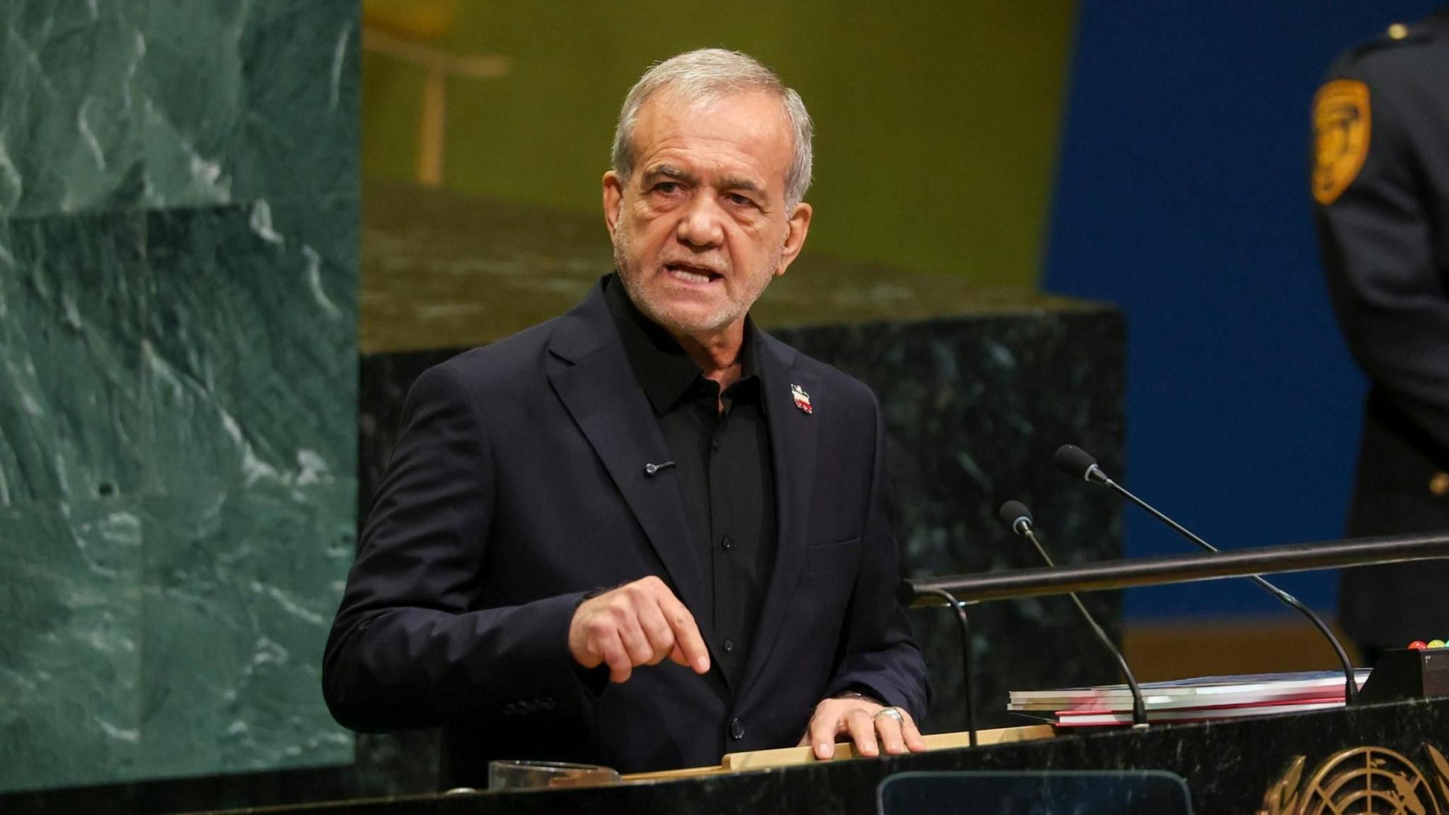Iran’s President Declares No Compromise, Demands End to US Blockade at UN Amid Trump Threat