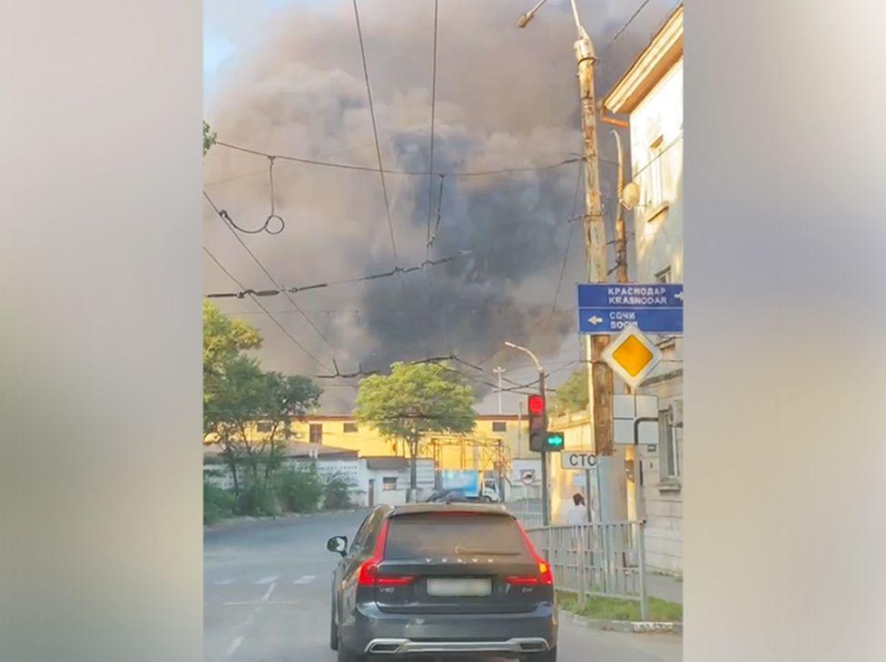 Ukraine’s Drone Strike Shuts Major Russian Grain Terminals in Novorossiysk