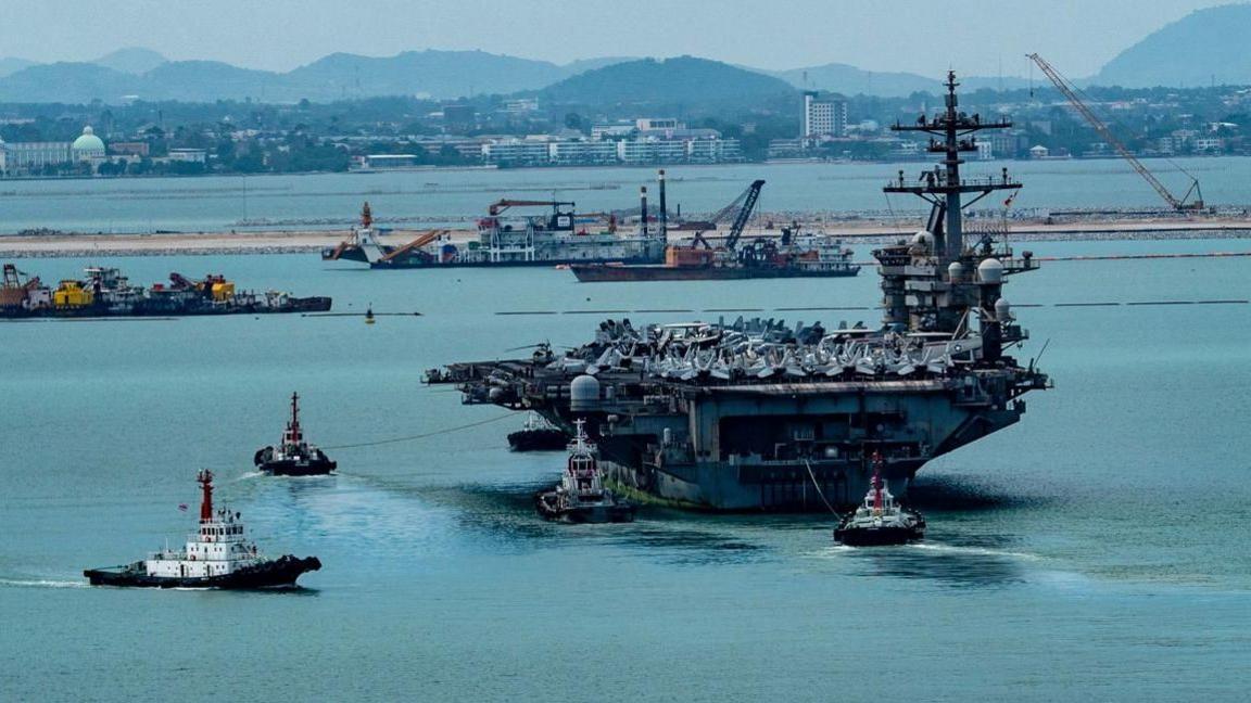 USS Abraham Lincoln Touches Down in Pattaya After 250 Days Afloat