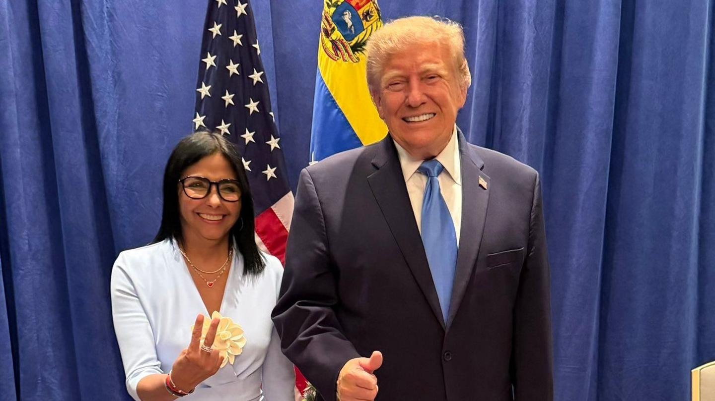 Trump Meets Venezuelan Interim President at UN General Assembly